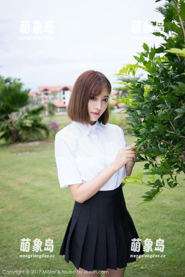 MiStar魅妍社 - 更新时间到了，兜豆靓Youlina拿女仆换美图，你看得进吗？