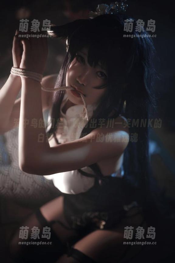 笼中鸟的围栏，映衬出芊川一笑MNK的白皙——壁纸中的优雅迷魂